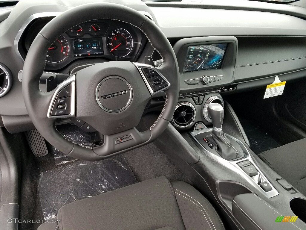 Jet Black Interior 2017 Chevrolet Camaro LT Convertible Photo #114909632