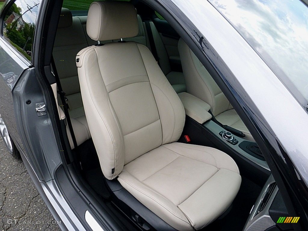 2011 3 Series 335i xDrive Coupe - Space Gray Metallic / Oyster/Black Dakota Leather photo #11