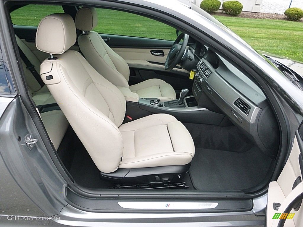2011 3 Series 335i xDrive Coupe - Space Gray Metallic / Oyster/Black Dakota Leather photo #12
