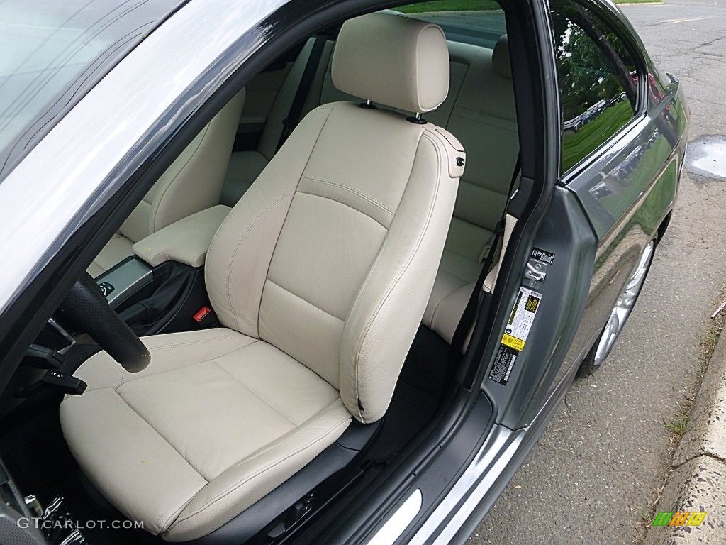 2011 3 Series 335i xDrive Coupe - Space Gray Metallic / Oyster/Black Dakota Leather photo #16
