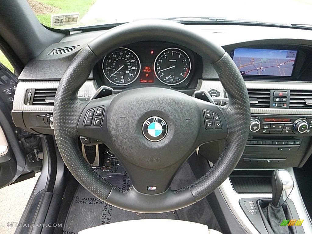 2011 3 Series 335i xDrive Coupe - Space Gray Metallic / Oyster/Black Dakota Leather photo #22