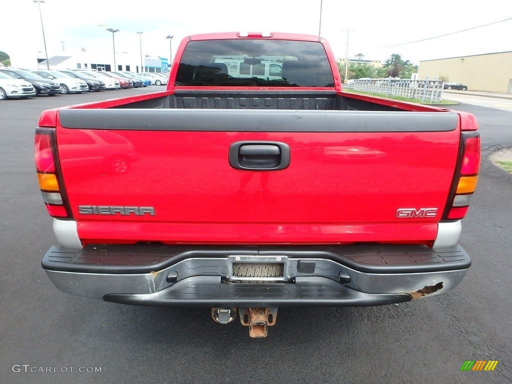 2004 Sierra 1500 SLE Extended Cab 4x4 - Sport Red Metallic / Dark Pewter photo #3