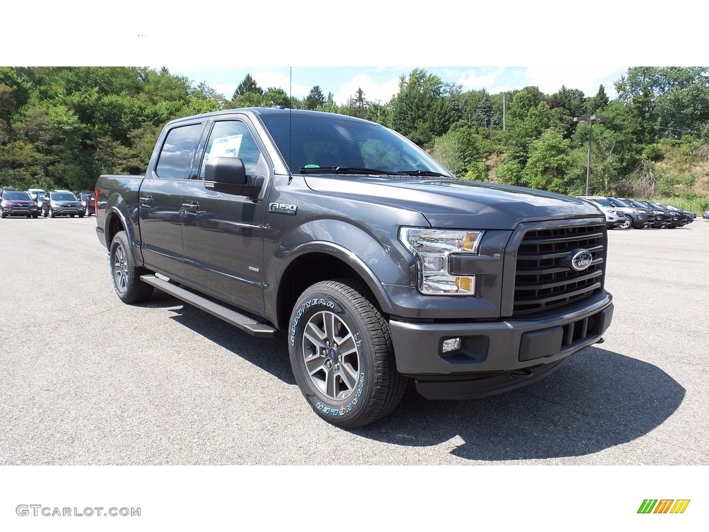 2016 F150 XLT SuperCab 4x4 - Magnetic / Medium Earth Gray photo #4