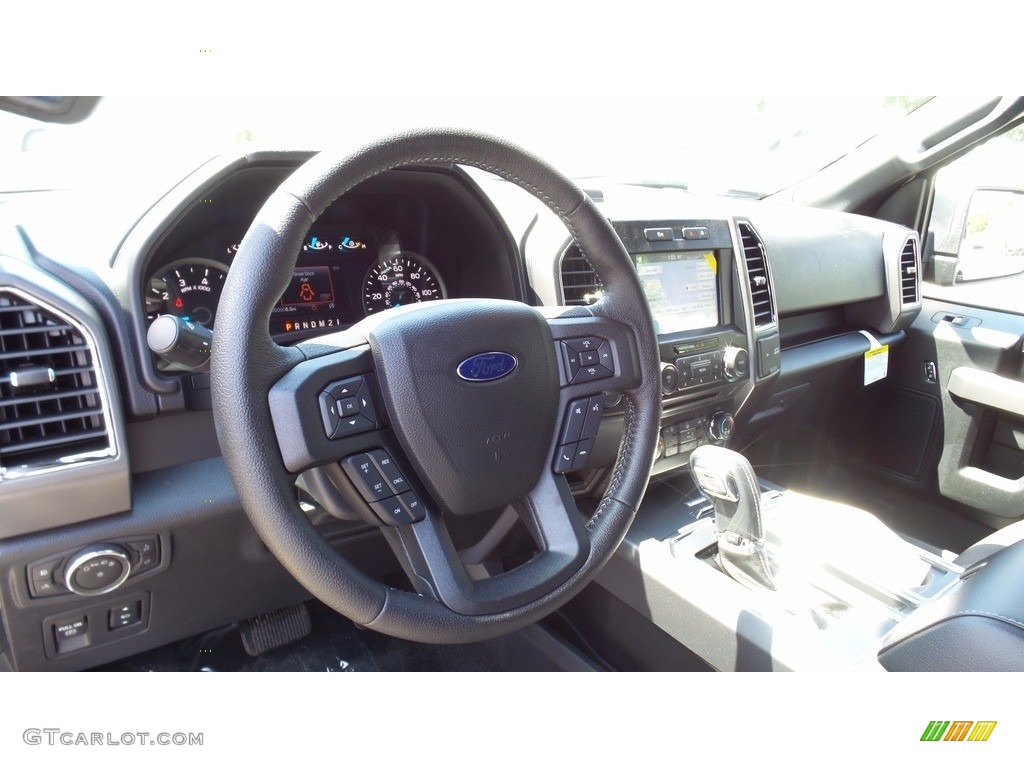 2016 F150 XLT SuperCab 4x4 - Shadow Black / Medium Earth Gray photo #13