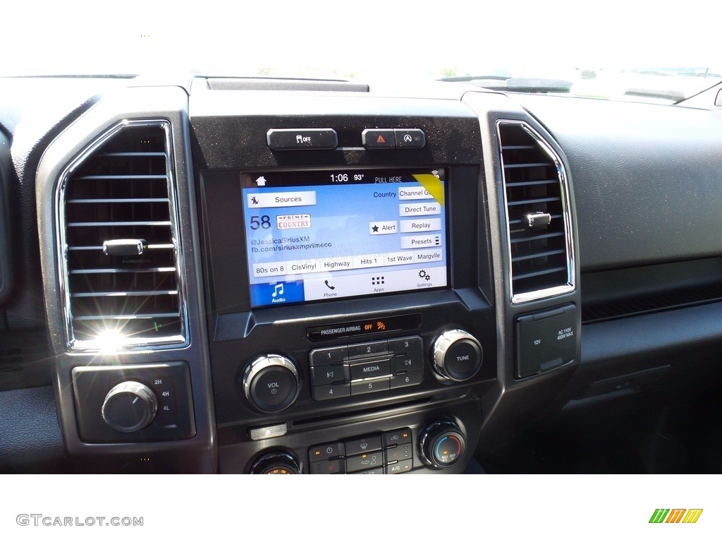 2016 F150 XLT SuperCab 4x4 - Shadow Black / Medium Earth Gray photo #15