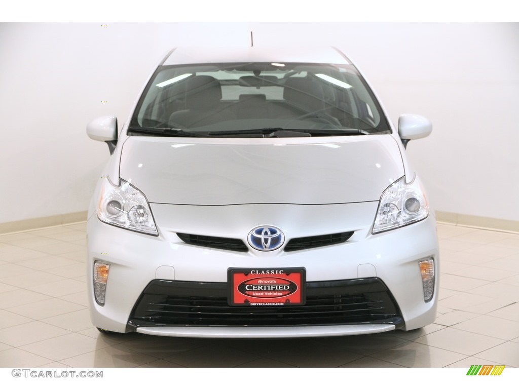 2013 Prius Three Hybrid - Classic Silver Metallic / Dark Gray photo #2