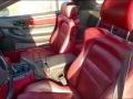 1992 Mitsubishi 3000GT Red Interior Front Seat Photo