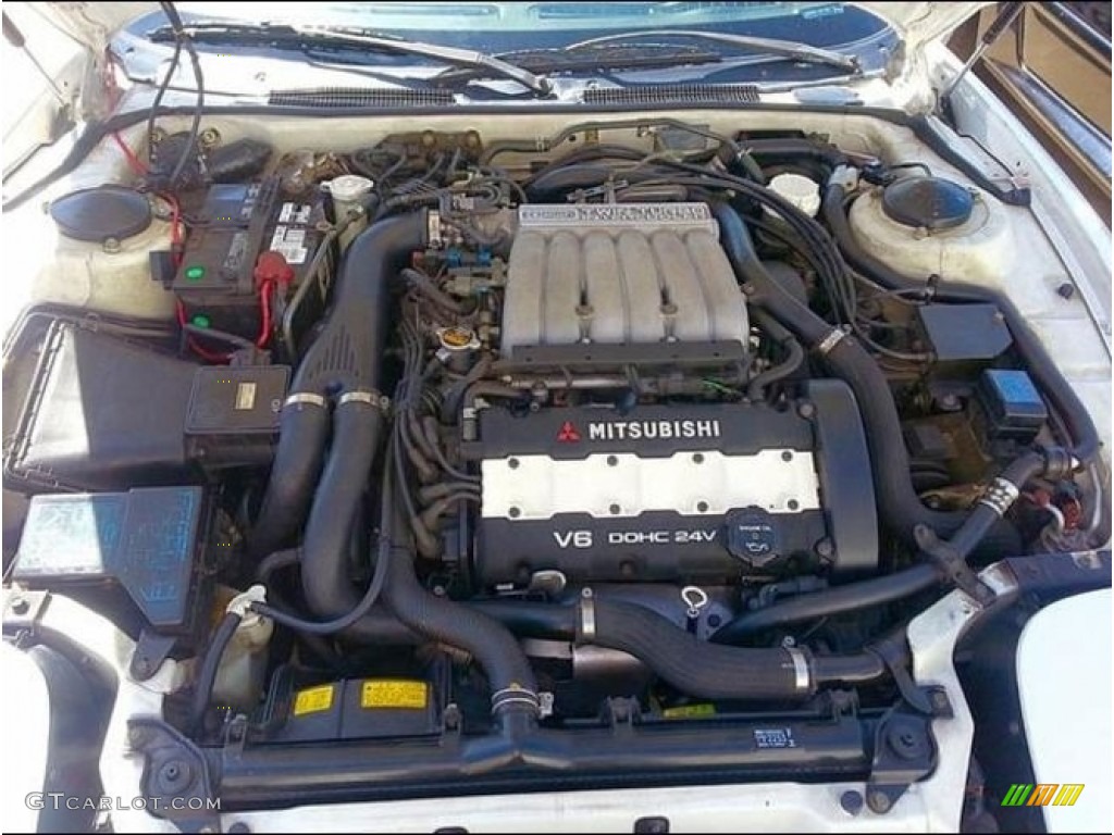 1992 Mitsubishi 3000GT VR-4 Turbo Coupe 3.0 Liter Twin-Turbo DOHC 24-Valve V6 Engine Photo #114923113