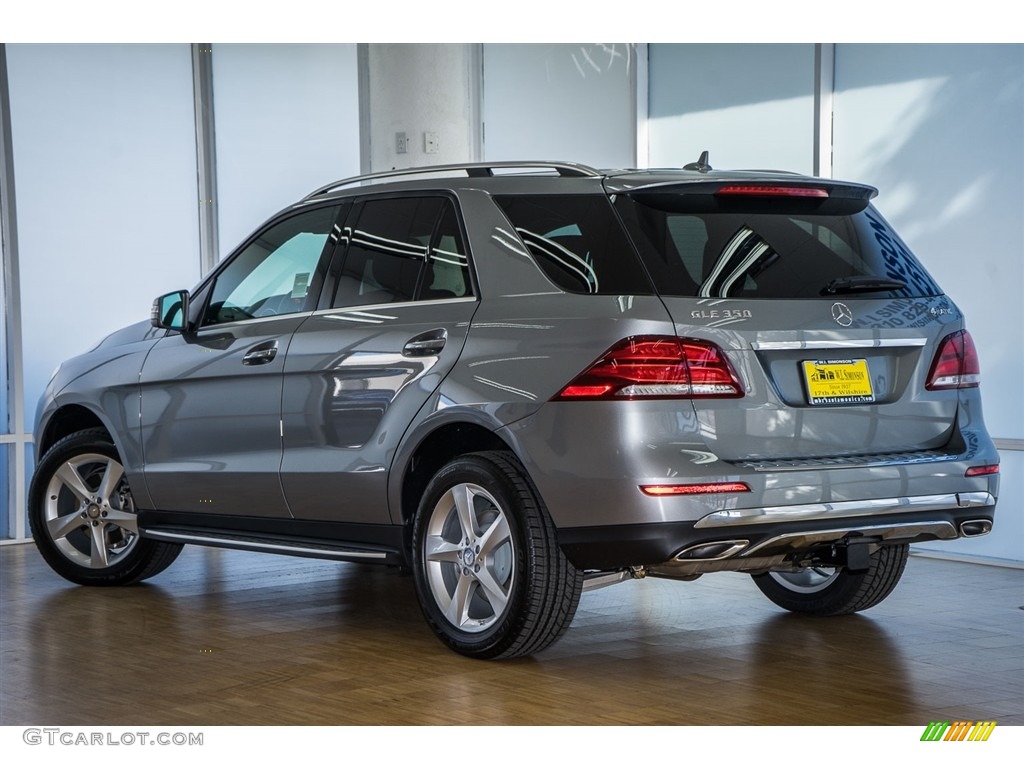 2016 GLE 350 4Matic - Palladium Silver Metallic / Black photo #3