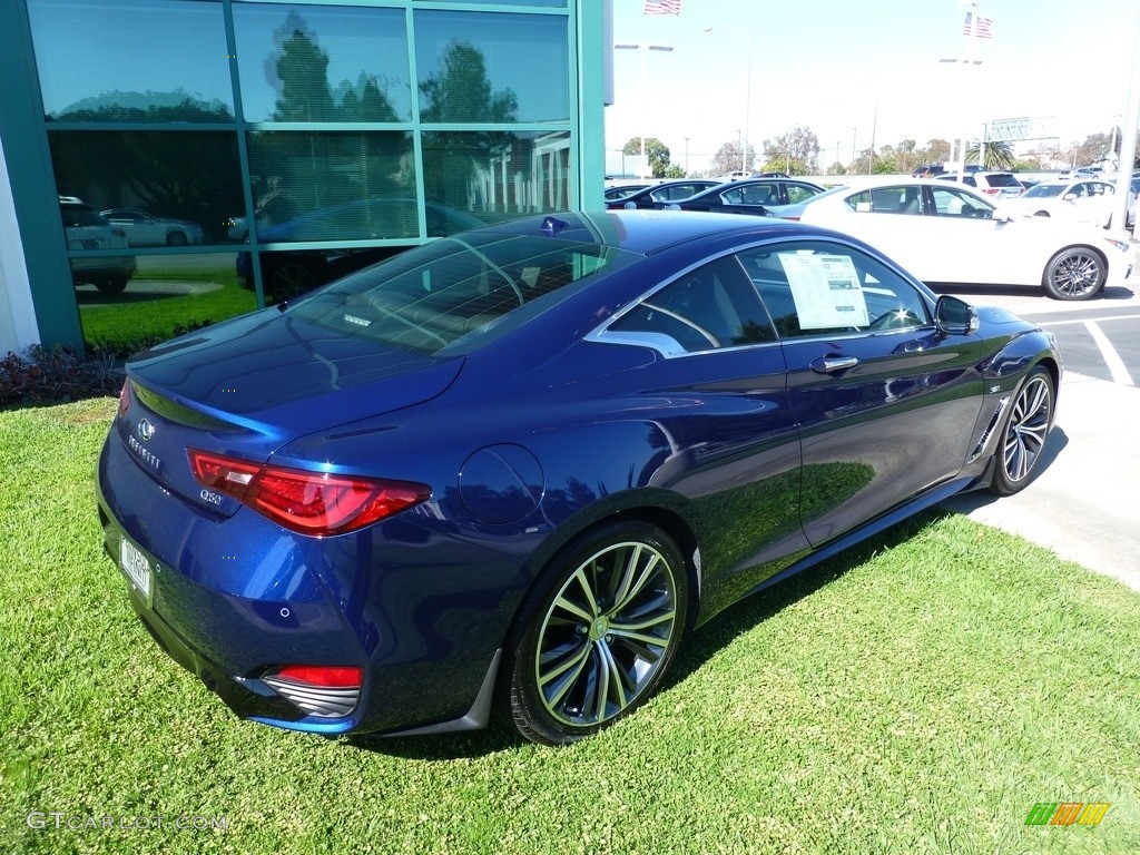 2017 Q60 3.0t Premium Coupe - Iridium Blue / Graphite photo #4