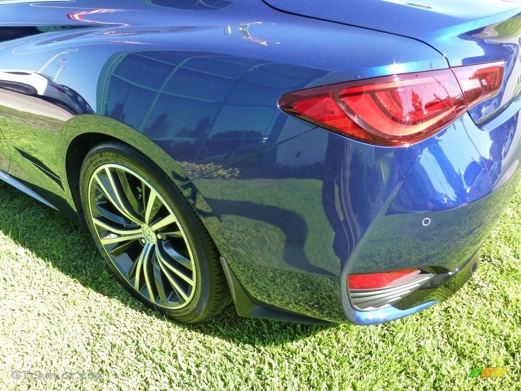2017 Q60 3.0t Premium Coupe - Iridium Blue / Graphite photo #12