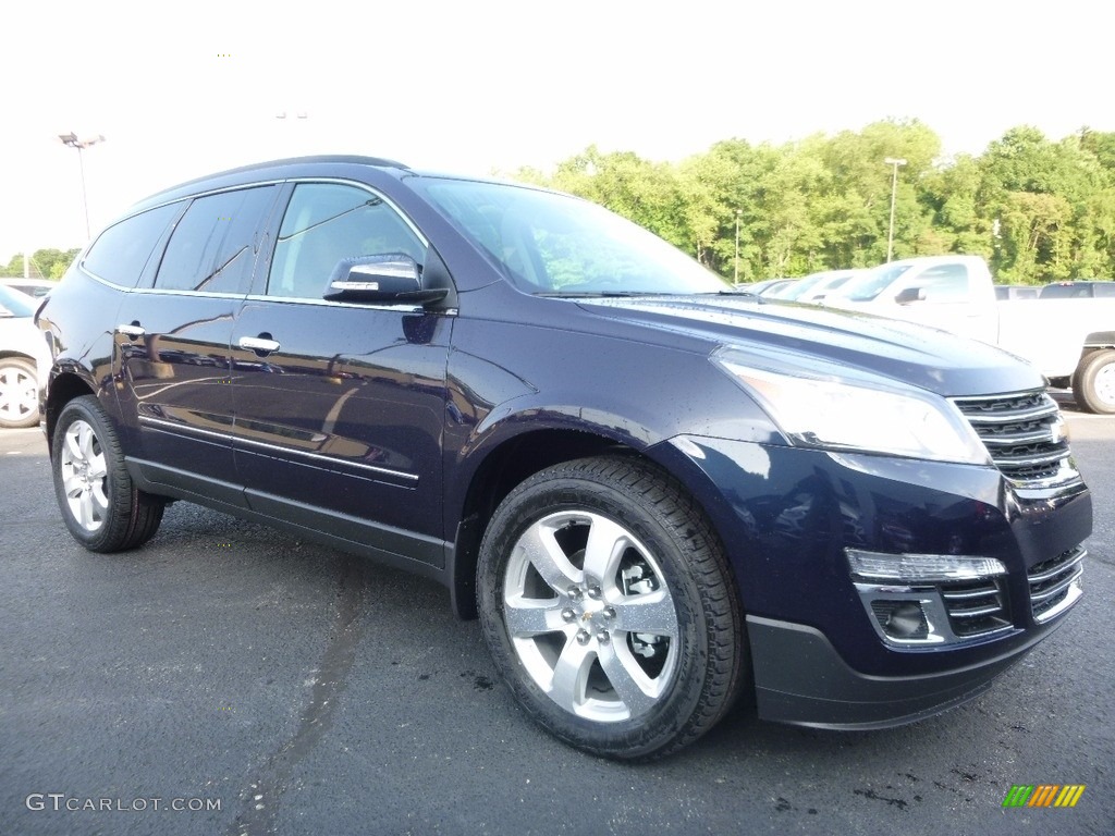 2017 Traverse Premier AWD - Blue Velvet Metallic / Ebony/Saddle Up photo #3