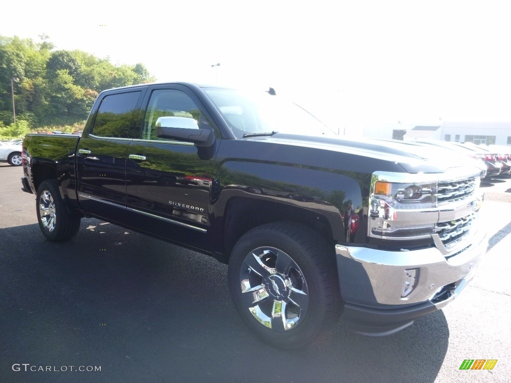 2017 Silverado 1500 LTZ Crew Cab 4x4 - Black / Cocoa/­Dune photo #3