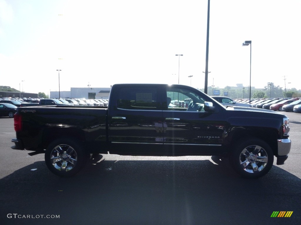 2017 Silverado 1500 LTZ Crew Cab 4x4 - Black / Cocoa/­Dune photo #4