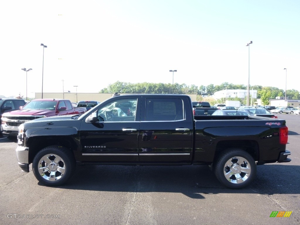 2017 Silverado 1500 LTZ Crew Cab 4x4 - Black / Cocoa/­Dune photo #8