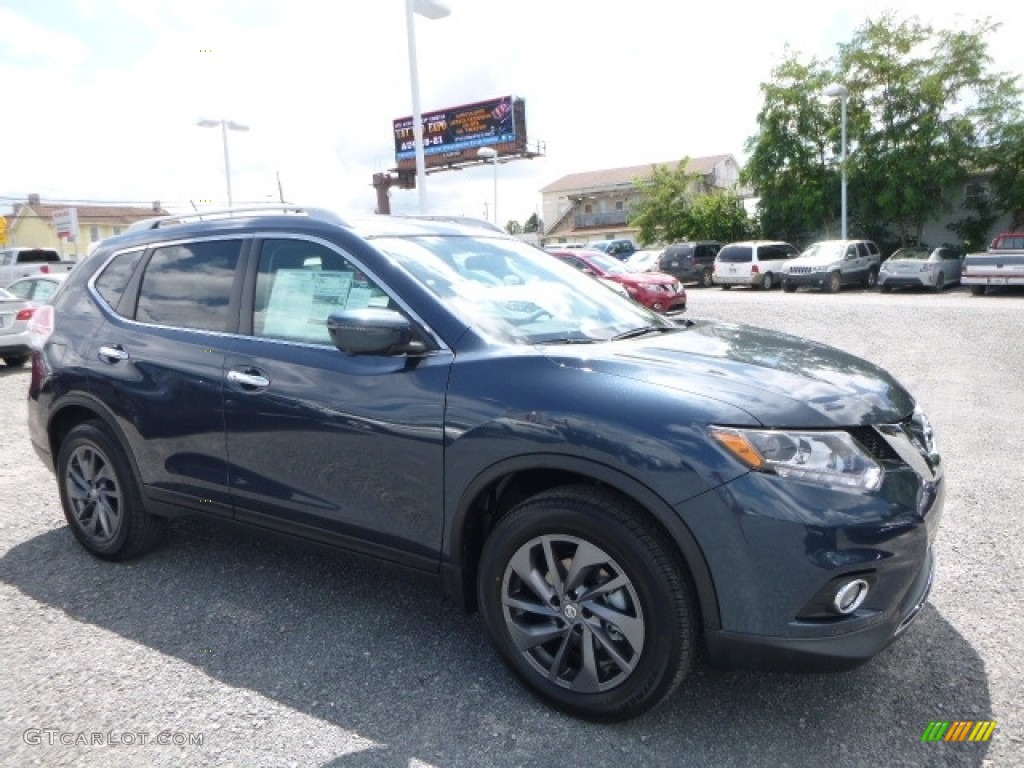 2016 Rogue SL AWD - Arctic Blue Metallic / Charcoal photo #1