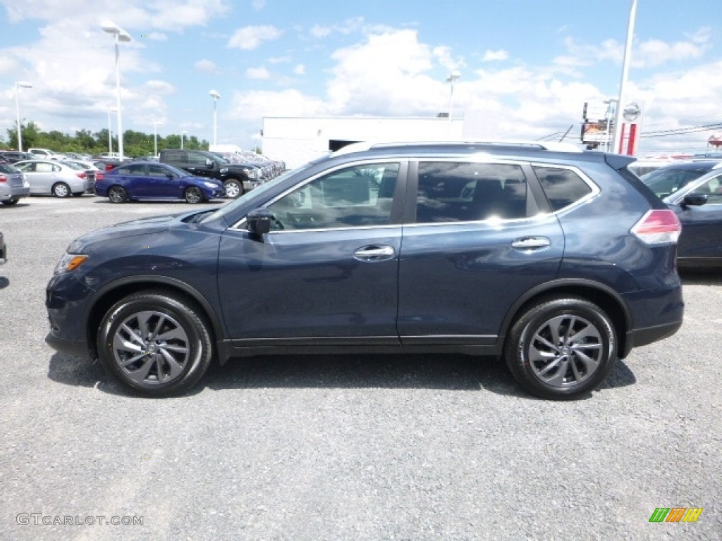 2016 Rogue SL AWD - Arctic Blue Metallic / Charcoal photo #9