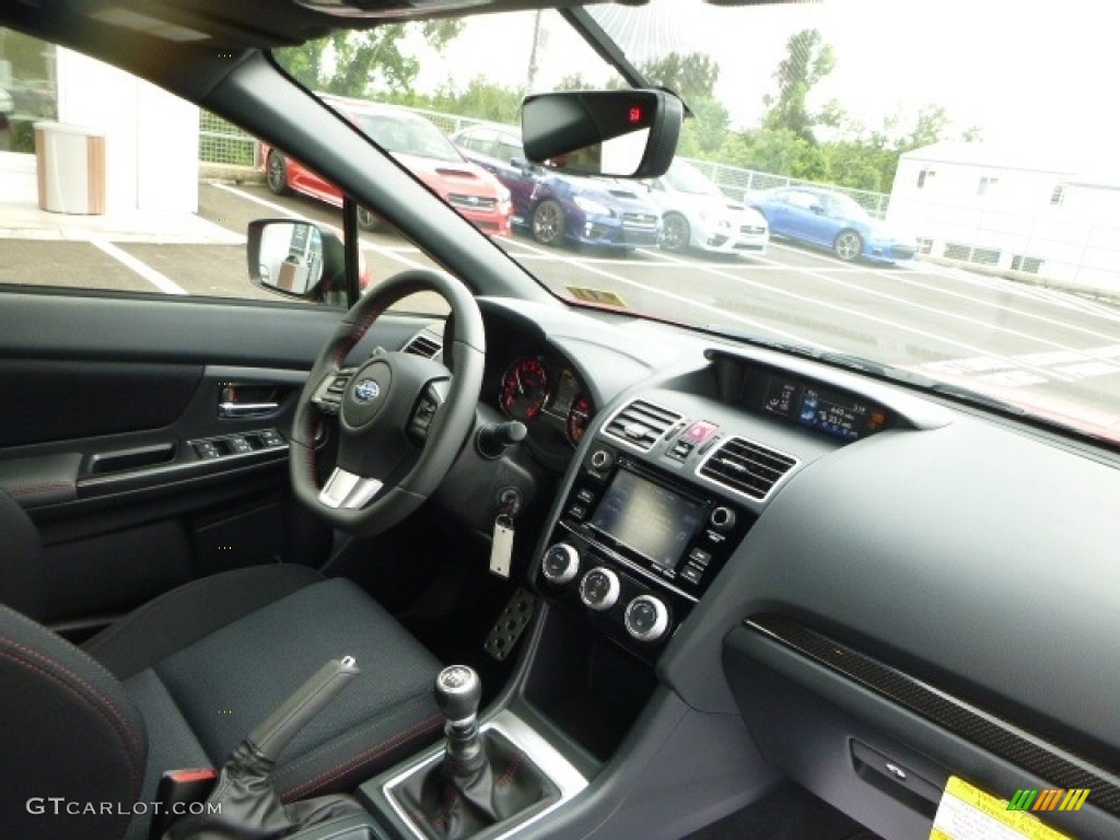 2017 WRX Premium - Pure Red / Carbon Black photo #4
