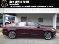 2017 Burgundy Velvet Ford Fusion SE AWD  photo #1