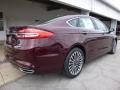 2017 Burgundy Velvet Ford Fusion SE AWD  photo #2