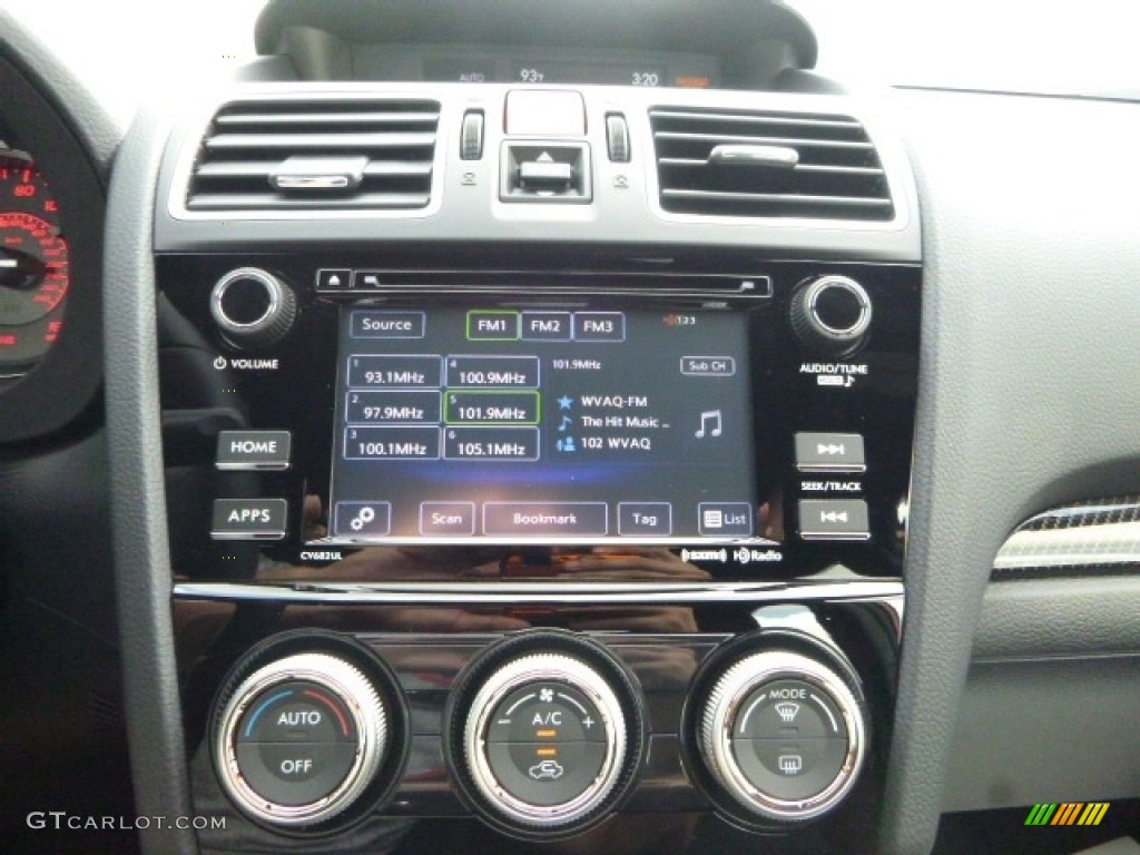 2017 Subaru WRX Premium Controls Photo #114933649