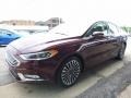 2017 Burgundy Velvet Ford Fusion SE AWD  photo #6