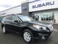 2017 Crystal Black Silica Subaru Outback 2.5i Premium  photo #1