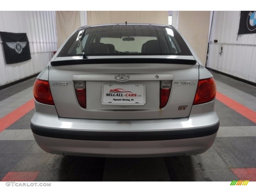 2003 Elantra GT Hatchback - Silver Pewter / Dark Gray photo #9