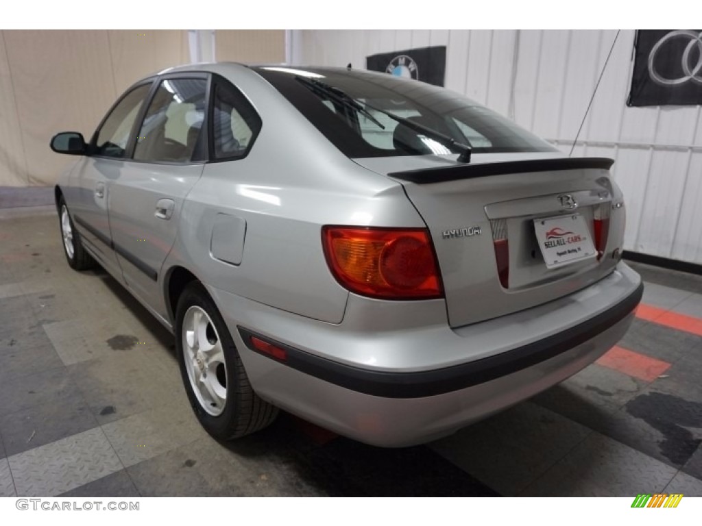 2003 Elantra GT Hatchback - Silver Pewter / Dark Gray photo #10