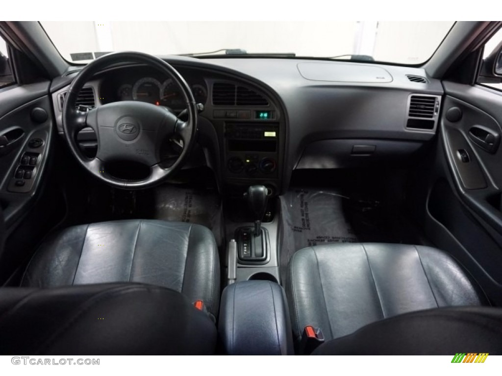 2003 Elantra GT Hatchback - Silver Pewter / Dark Gray photo #25