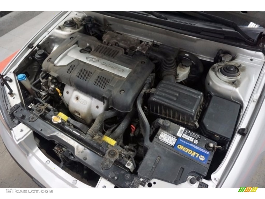 2003 Elantra GT Hatchback - Silver Pewter / Dark Gray photo #43