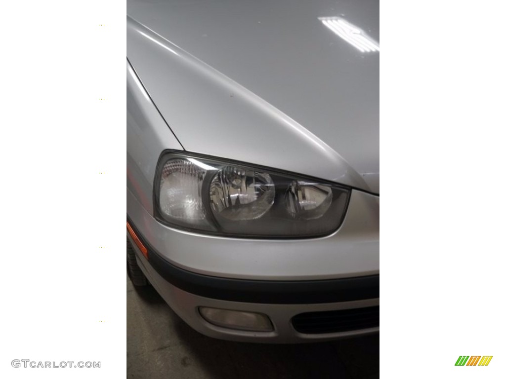 2003 Elantra GT Hatchback - Silver Pewter / Dark Gray photo #45