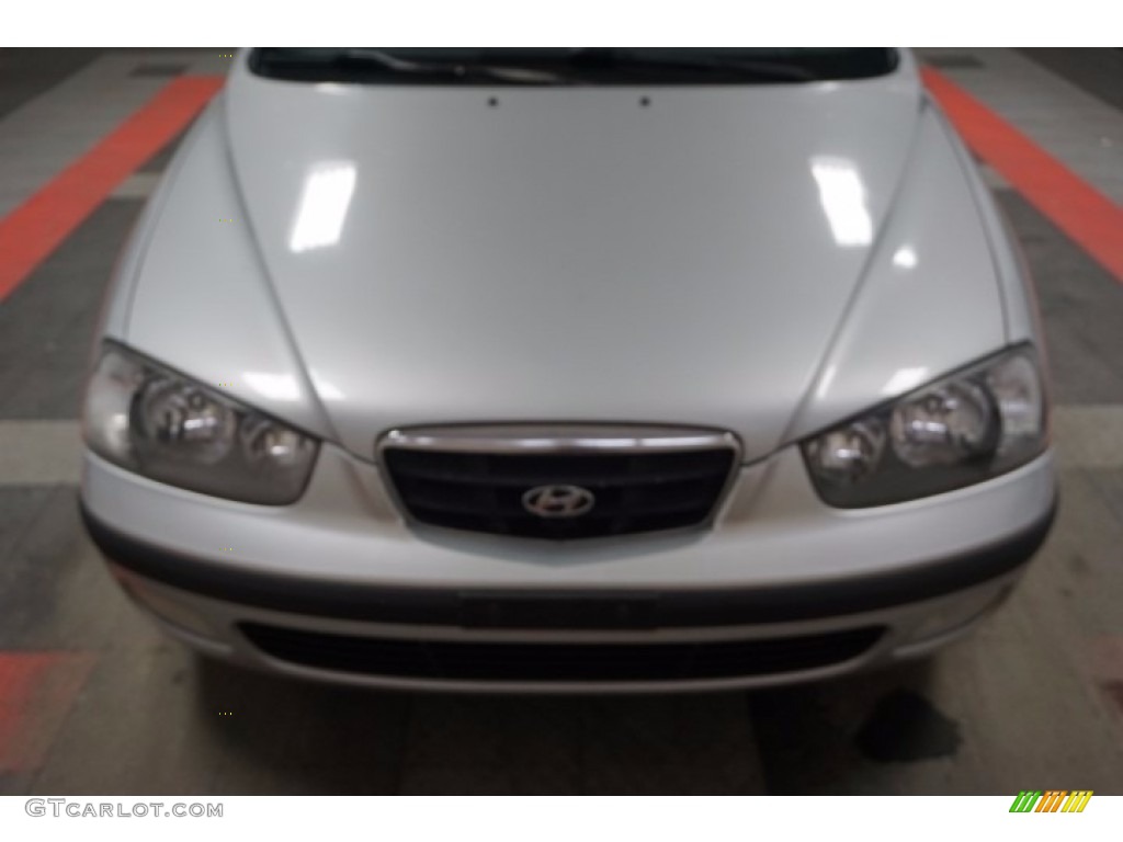 2003 Elantra GT Hatchback - Silver Pewter / Dark Gray photo #47