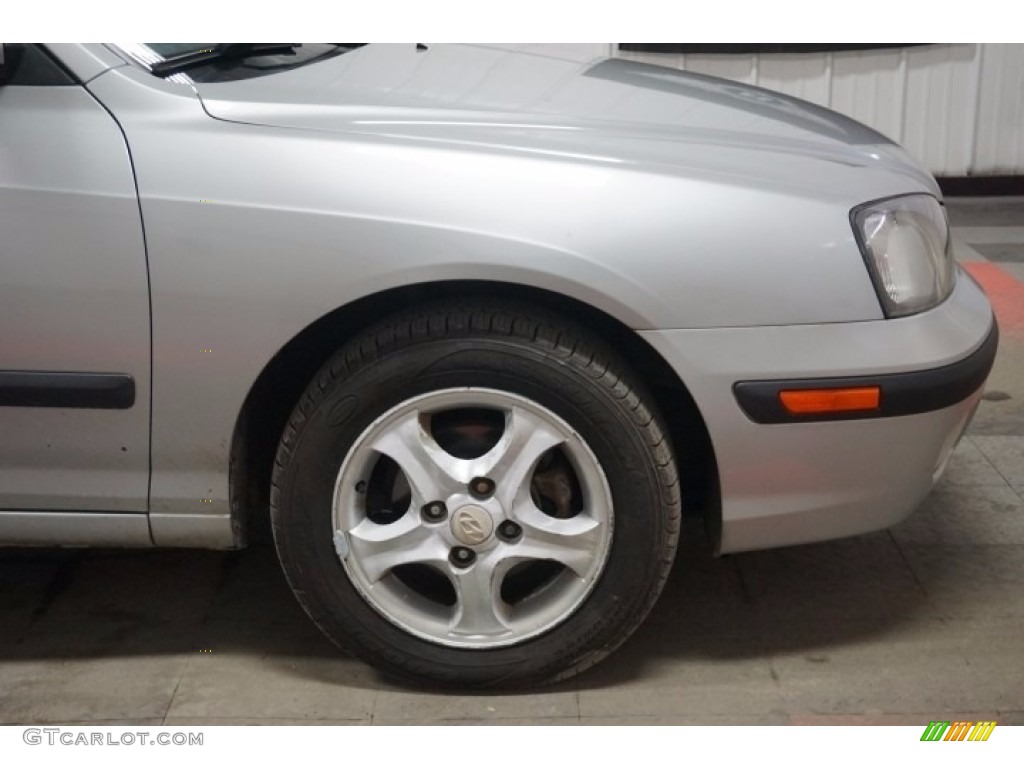 2003 Elantra GT Hatchback - Silver Pewter / Dark Gray photo #48