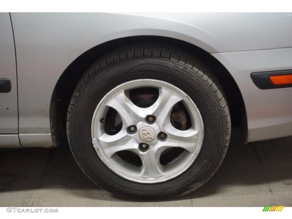 2003 Elantra GT Hatchback - Silver Pewter / Dark Gray photo #49