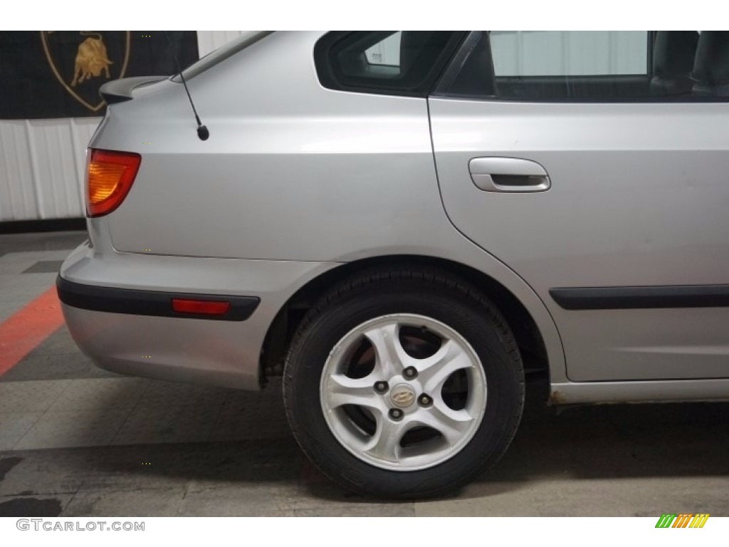 2003 Elantra GT Hatchback - Silver Pewter / Dark Gray photo #55