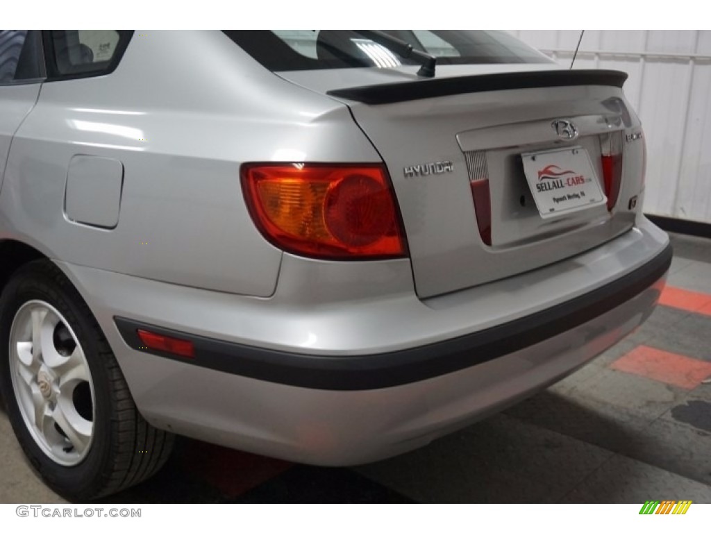 2003 Elantra GT Hatchback - Silver Pewter / Dark Gray photo #60
