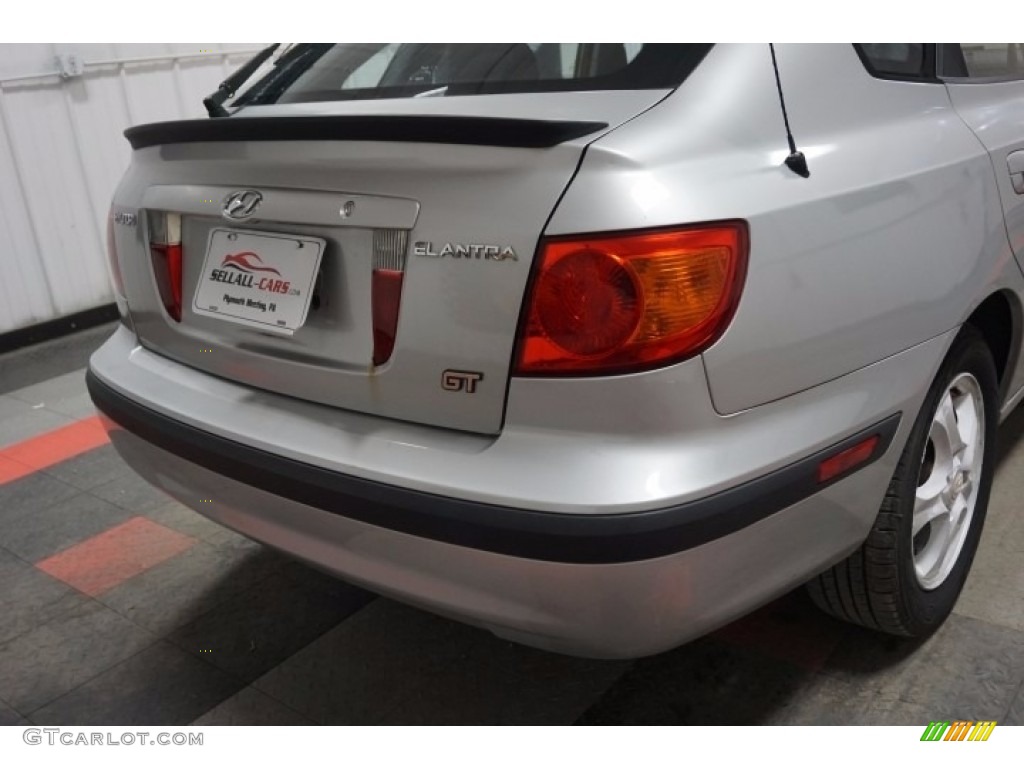 2003 Elantra GT Hatchback - Silver Pewter / Dark Gray photo #61