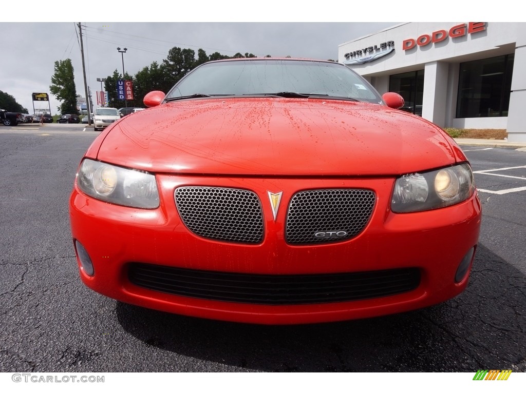 2004 GTO Coupe - Torrid Red / Black photo #2