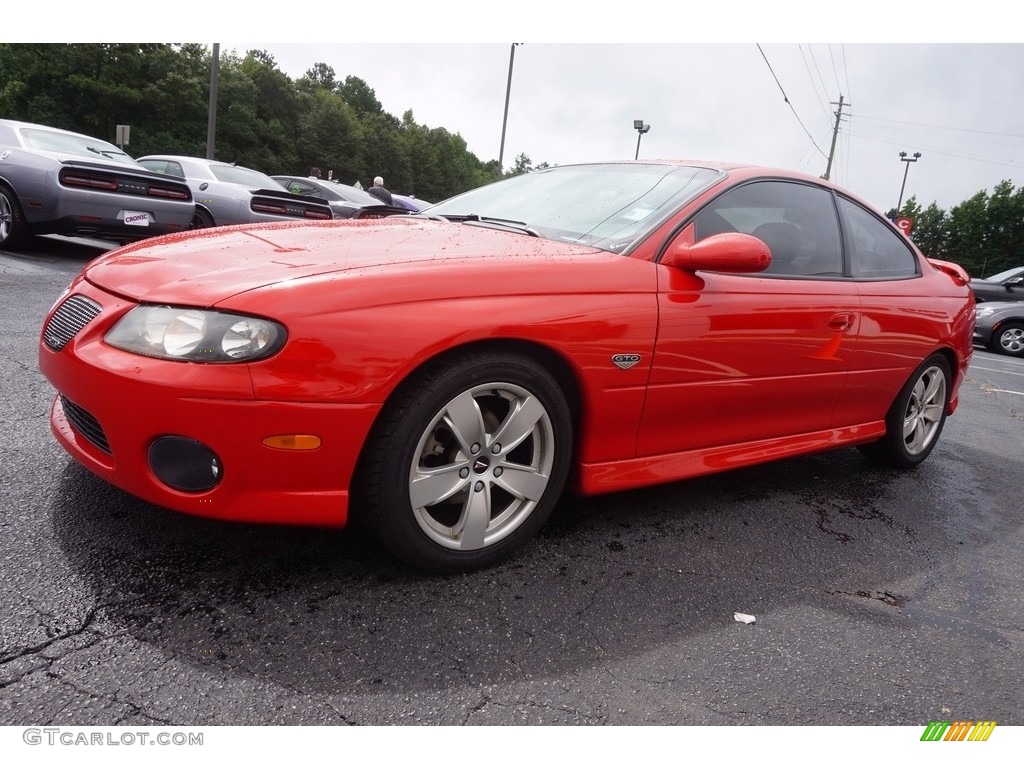 2004 GTO Coupe - Torrid Red / Black photo #3