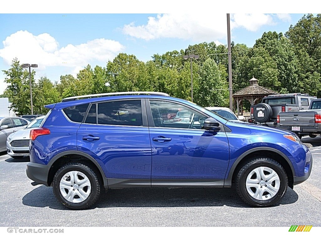 2014 RAV4 LE - Blue Crush Metallic / Black photo #2