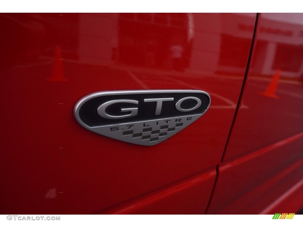 2004 GTO Coupe - Torrid Red / Black photo #14