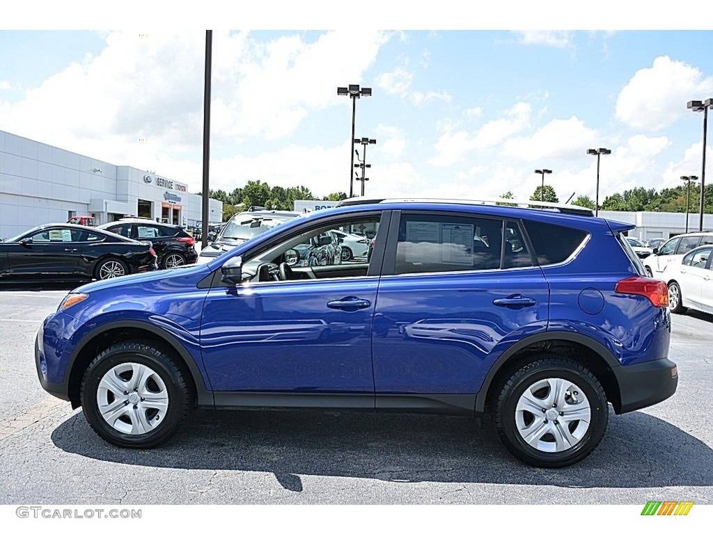 2014 RAV4 LE - Blue Crush Metallic / Black photo #6