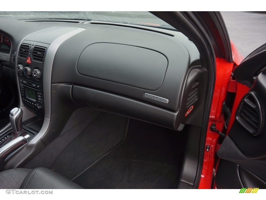 2004 GTO Coupe - Torrid Red / Black photo #18