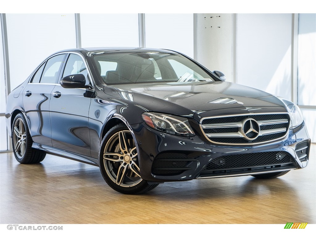 Lunar Blue Metallic 2017 Mercedes-Benz E 300 Sedan Exterior Photo #114944451