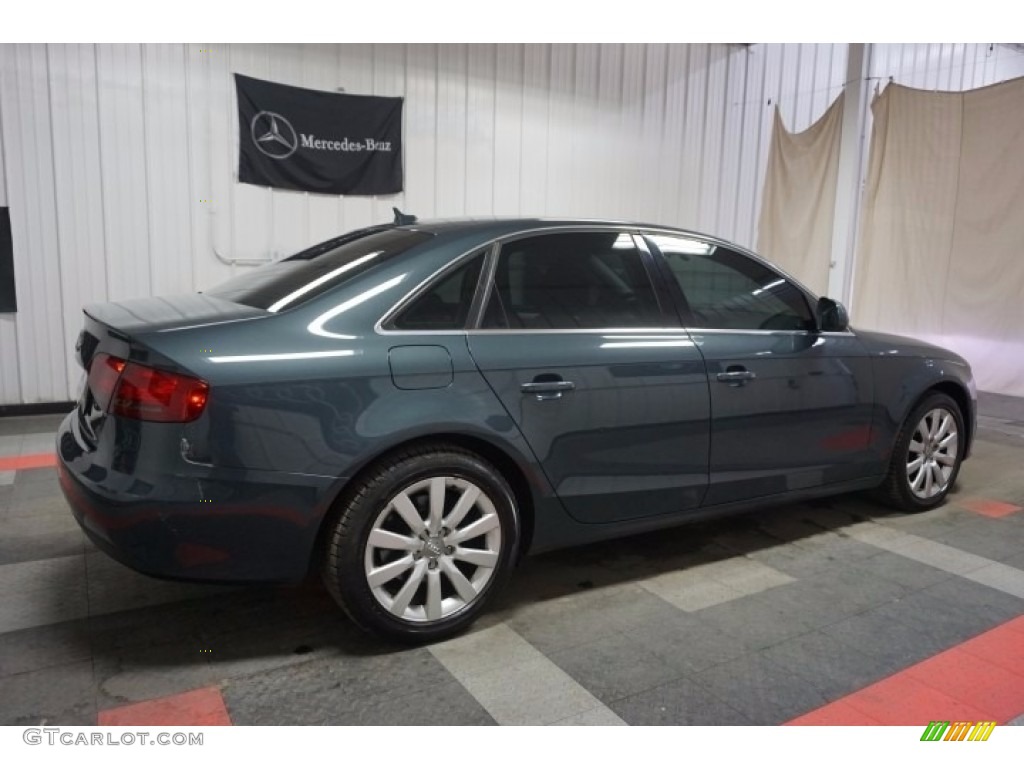 2009 A4 2.0T Premium quattro Sedan - Meteor Grey Pearl Effect / Black photo #7