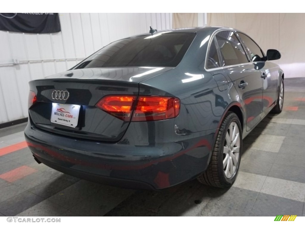 2009 A4 2.0T Premium quattro Sedan - Meteor Grey Pearl Effect / Black photo #8