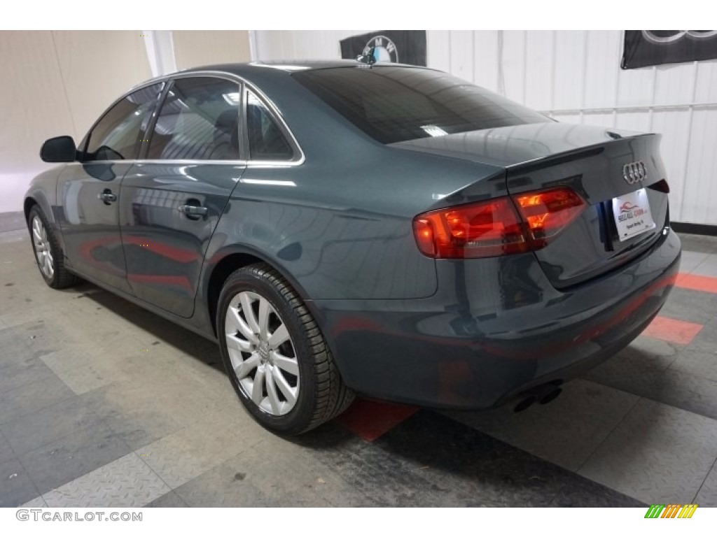 2009 A4 2.0T Premium quattro Sedan - Meteor Grey Pearl Effect / Black photo #10