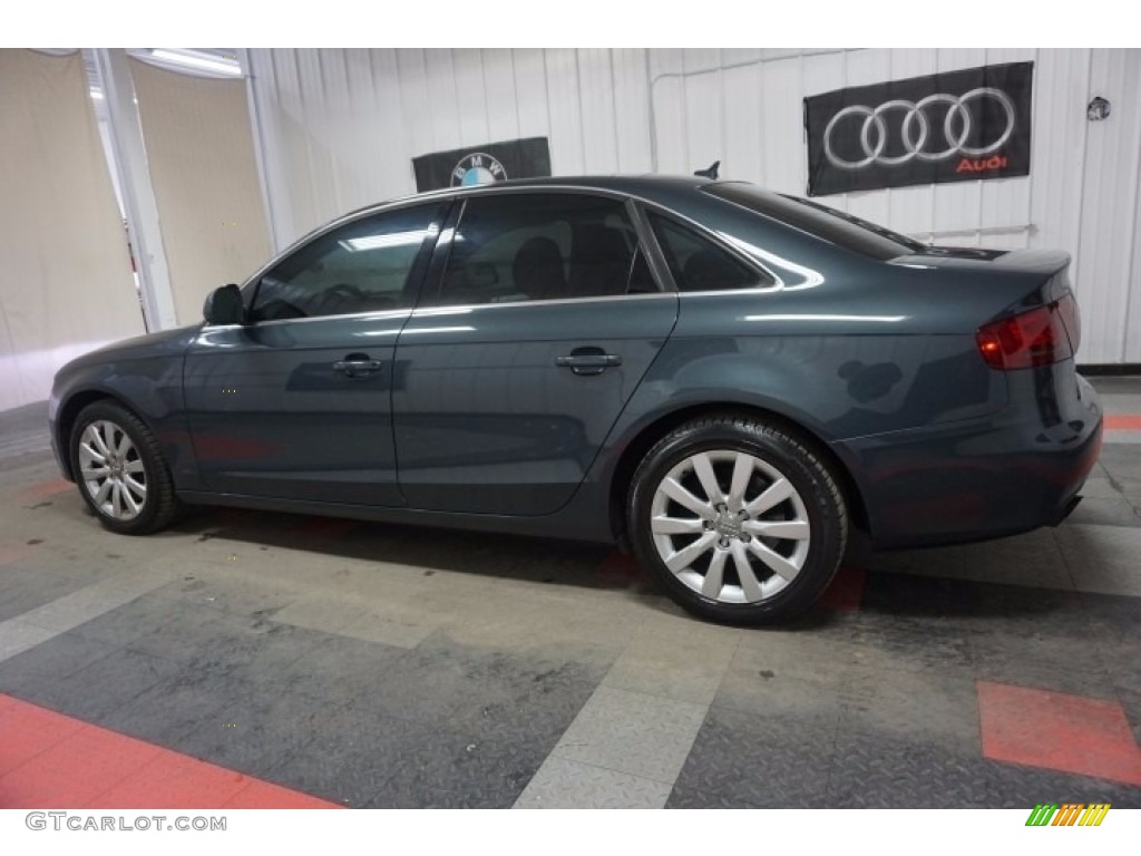 2009 A4 2.0T Premium quattro Sedan - Meteor Grey Pearl Effect / Black photo #11