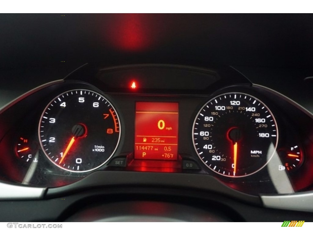 2009 A4 2.0T Premium quattro Sedan - Meteor Grey Pearl Effect / Black photo #36